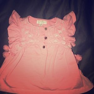 Toddler girls peasant top